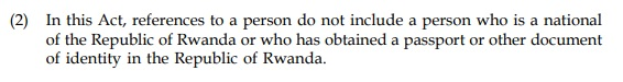 @MrHarryCole @TheSun You'll love this bit, tho, Harry. Under the treaty (13.2), anyone relocated must be given Rwandan ID, but under the Act (11.2), anyone with Rwandan ID can't be deported 'cos for them Rwanda is not a safe country. So the person can fly straight back & not be pursued for relocation