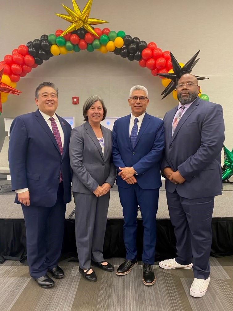 ACCT President & CEO Jee Hang Lee is proud to take part in today's Black Learner Excellence Summit at @ChiCityColleges alongside @AchieveTheDream President & CEO @drkastout, City Colleges of Chicago @Chancellor_Juan, and @compton_college President & CEO @Iamkeithcurry #CCMonth