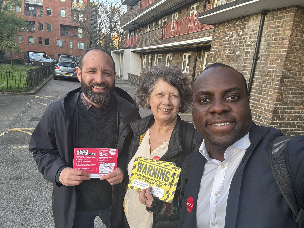 The final push begins. Use all three votes for Labour on Thursday 🌹🌹🌹