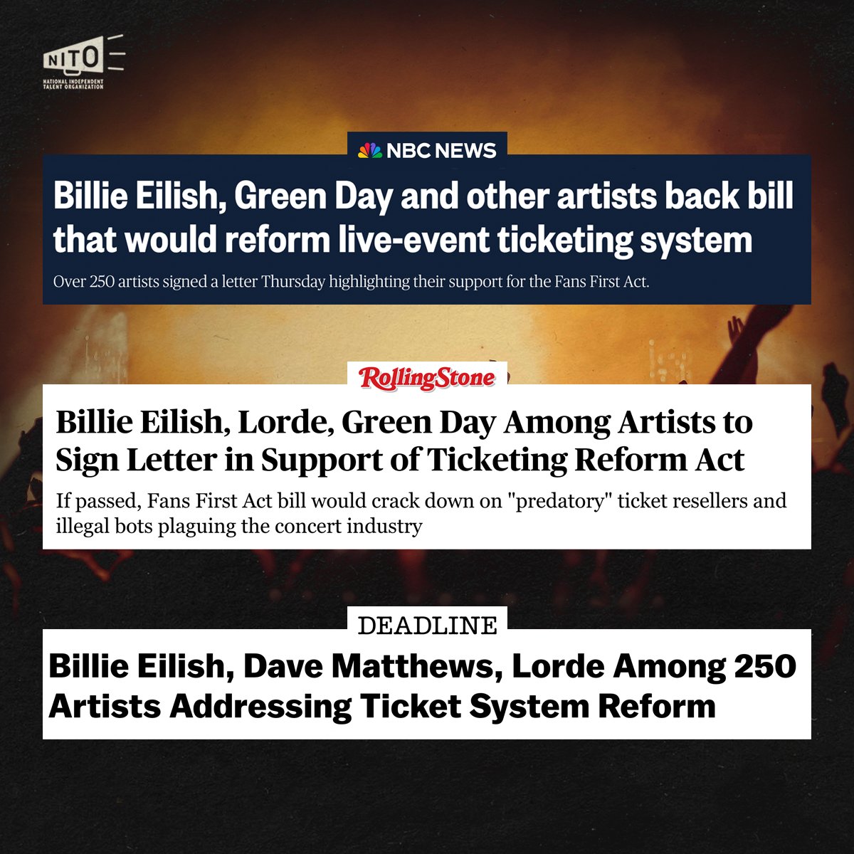 National Independent Talent Organization tweet media