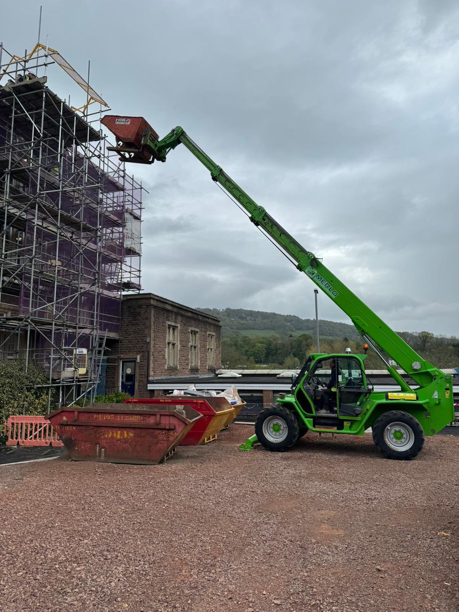 We were in #Monmouth last week upskilling on telehandler 👷🏼‍♂️