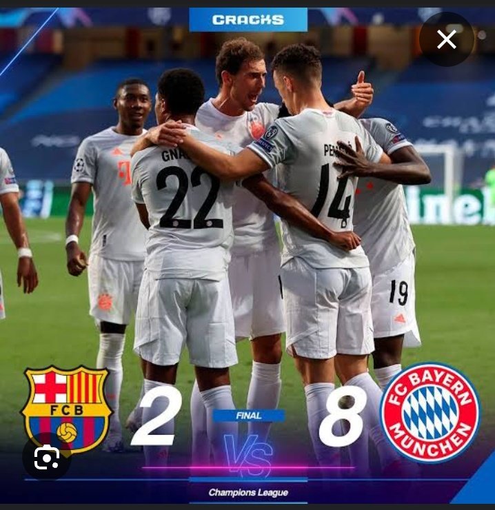 Barcelona fans supporting Bayern Munich. 0 shame?