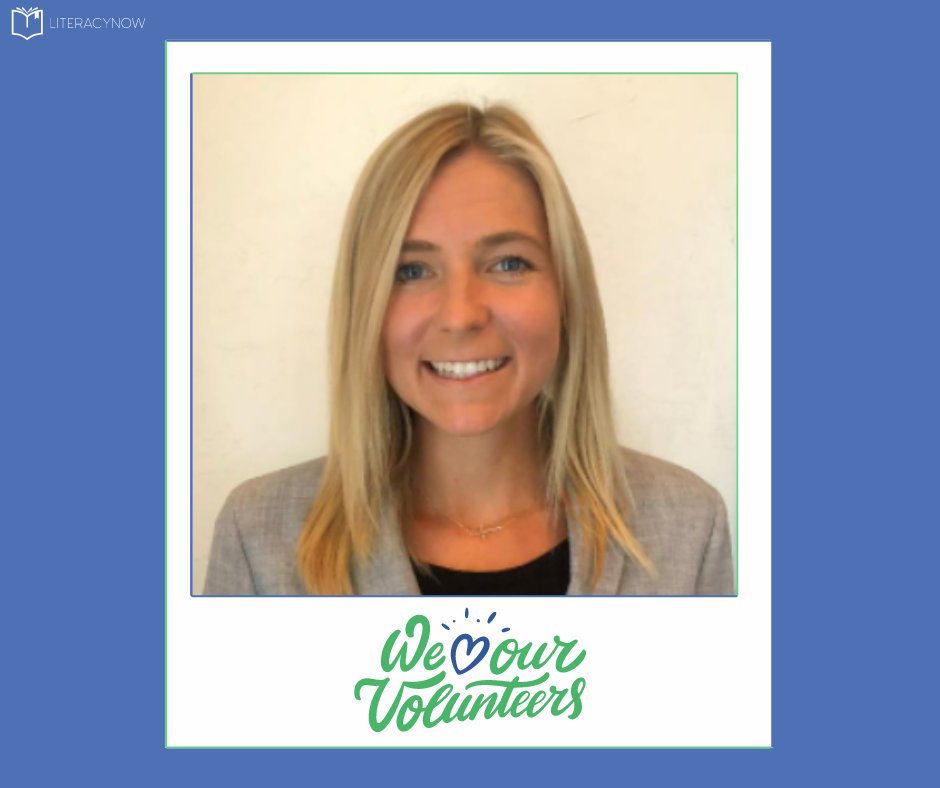 In this week’s #VolunteerSpotlight, meet Anna!

Anna is a dedicated member of our Young Professionals team & a Literacy Now Board Fellow. Thank you Anna for your valuable contributions to our mission! 

Want to volunteer? Visit: bit.ly/3cj0pfQ #LiteracyNow