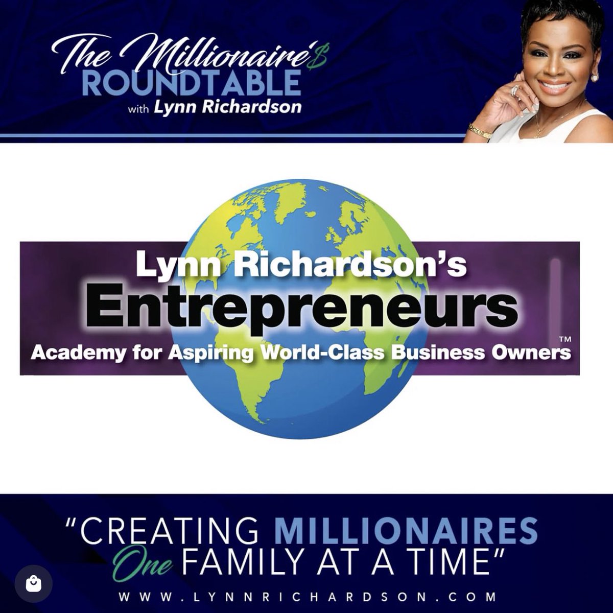 Entrepreneurs Academy is where you learn to run your life like a business! Financial Coach Lynn Richardson and her team of experts classes, webinars, live trainings and other tools to help you start, makeover, build and maintain a profitable and relevant business.🏦💻