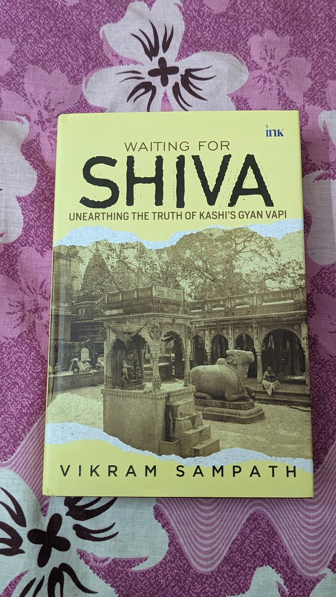 Just got my hands on 'Waiting for Shiva' by Dr. @vikramsampath ! Having been to Kashi twice, I'm looking forward to reading this well-recommended book. @anirama93 @vijayyogesh_k @harishsagan