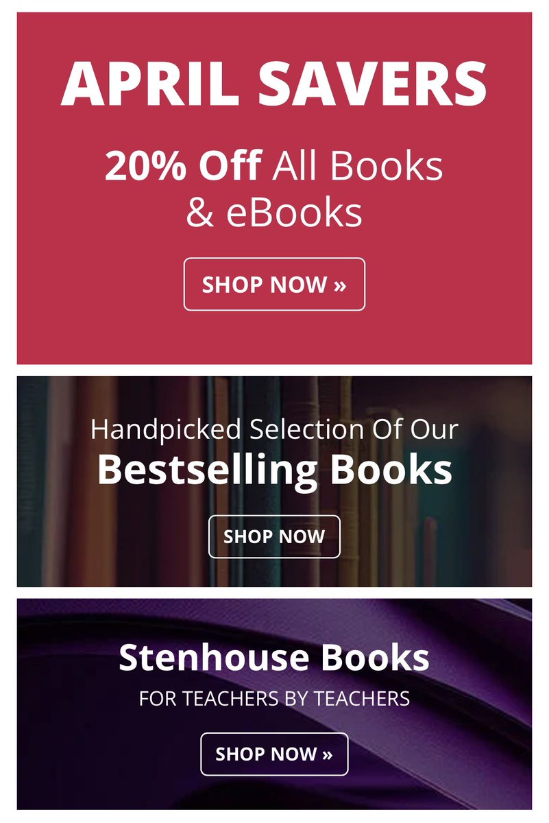 Last hours of the Routledge sale! Get classroom resources for #TeacherAppreciationWeek while they’re still 20% off at routledge.com. #StenhousePub @routledgebooks