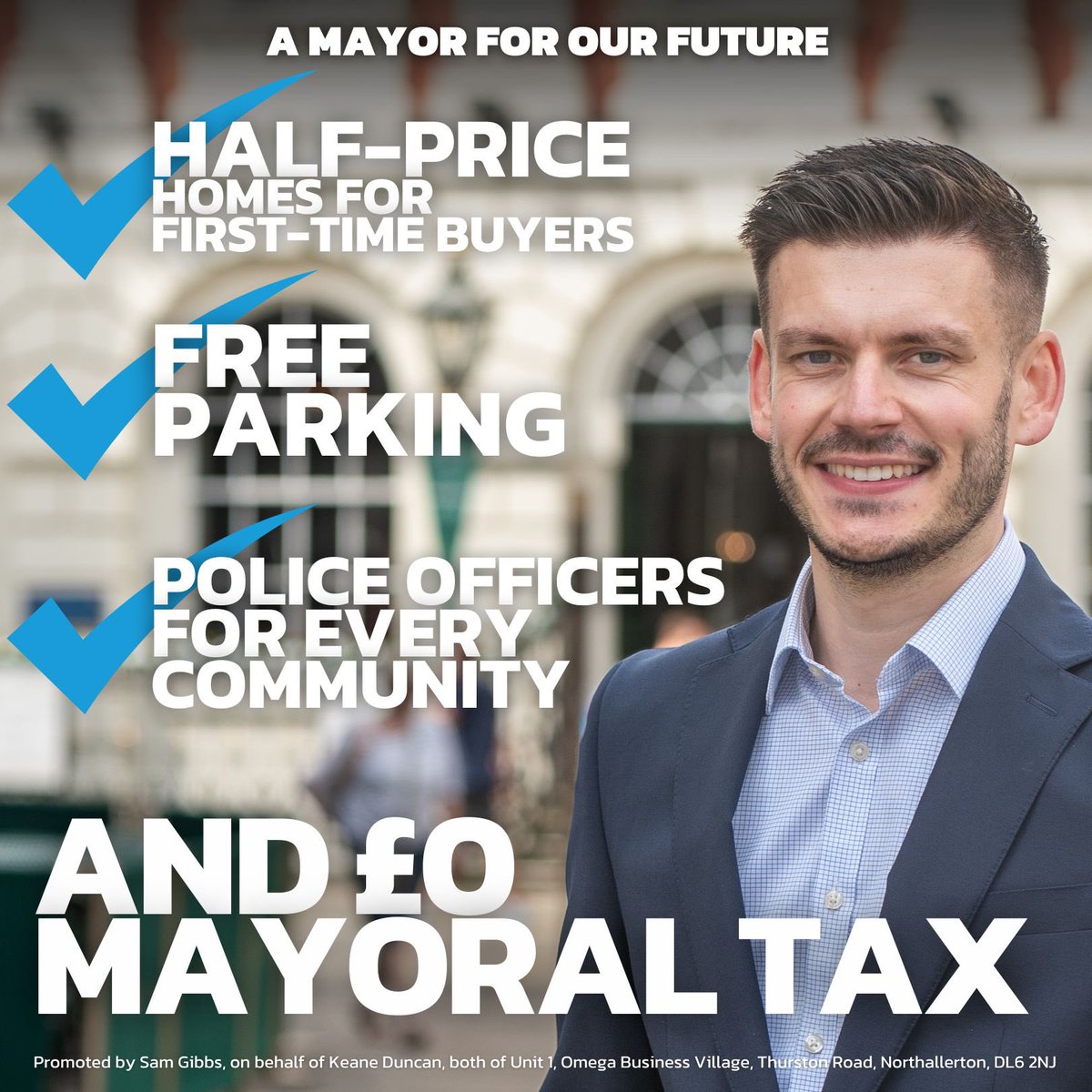 Bold, ambitious action for York & North Yorkshire. Back my plans this Thursday 🗳️