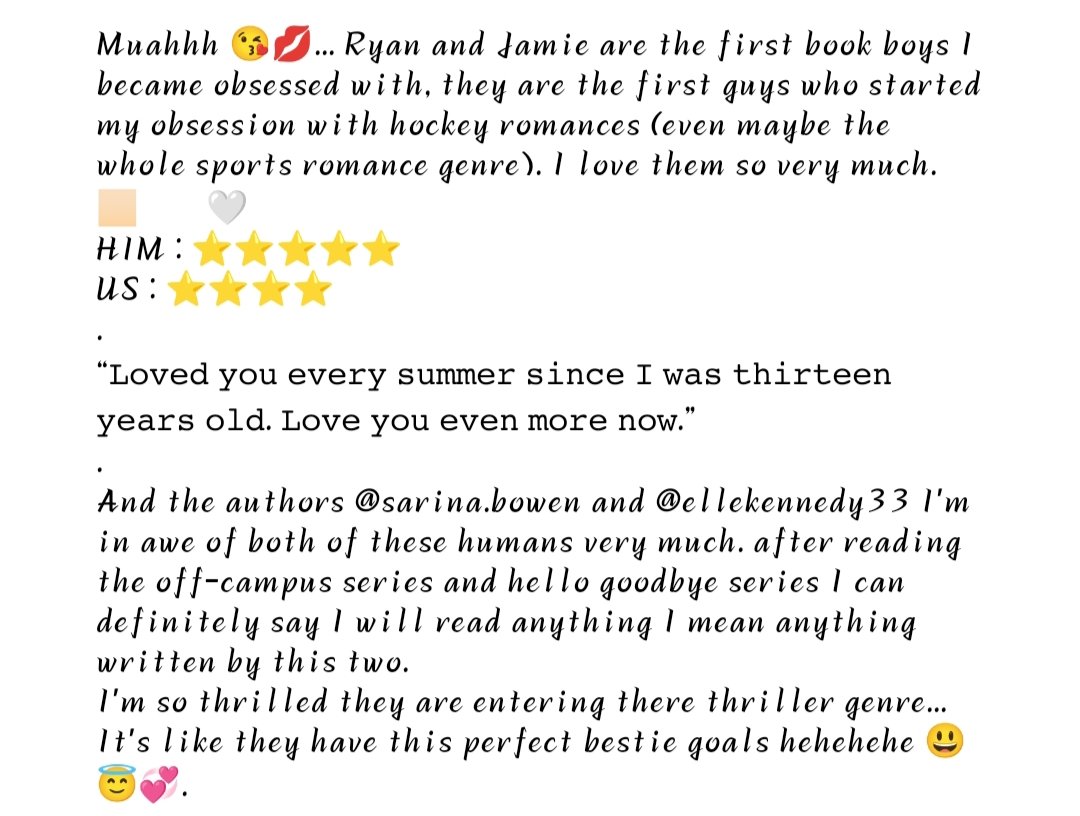 Him and Us and Epic 💏💗✨🤩
#BookTwitter #books #booktwt #BooksWorthReading #bookstagram #bookseries #mmromance #mmbooks
#bisexuality #queer #queerlove #ilovethem #bestbooksever #bookishart #aesthetic #art #bookstoread #hockeyromance #romancereaders #friendstolovers #boysinlove