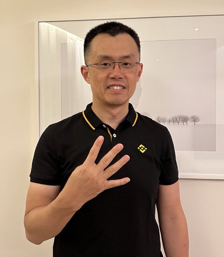 🚨BREAKING🚨 #Binance    Founder Changpeng Zhao (CZ) sentenced to 4 months in prison.