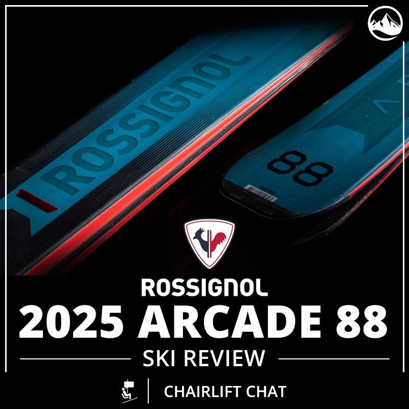 A new ski from @rossignol_1907 for 2025, the Arcade 88 reminds us of how we felt on the original Experience 88, but with a modern feel. Enjoy! skiessentials.com/Chairlift-Chat… #GearForSkiersBySkiers