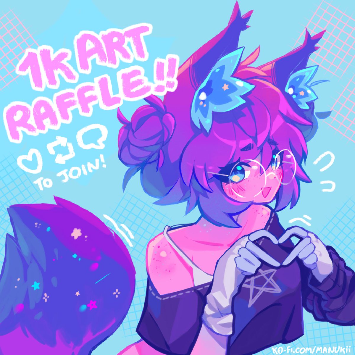 1K ART RAFFLE!💜
Follow + like + RT (no quote!) + comment to join;
PRIZE: Free waist up art of a character of ur choice;
DEADLINE: May 11th !!! Good luck :D
#artraffle