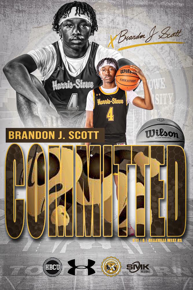100% Committed💛🖤 Thank you @coachmcook24 for the opportunity! Let’s work, Hornets! @HSSU_MBB 📸@smkdesigns618