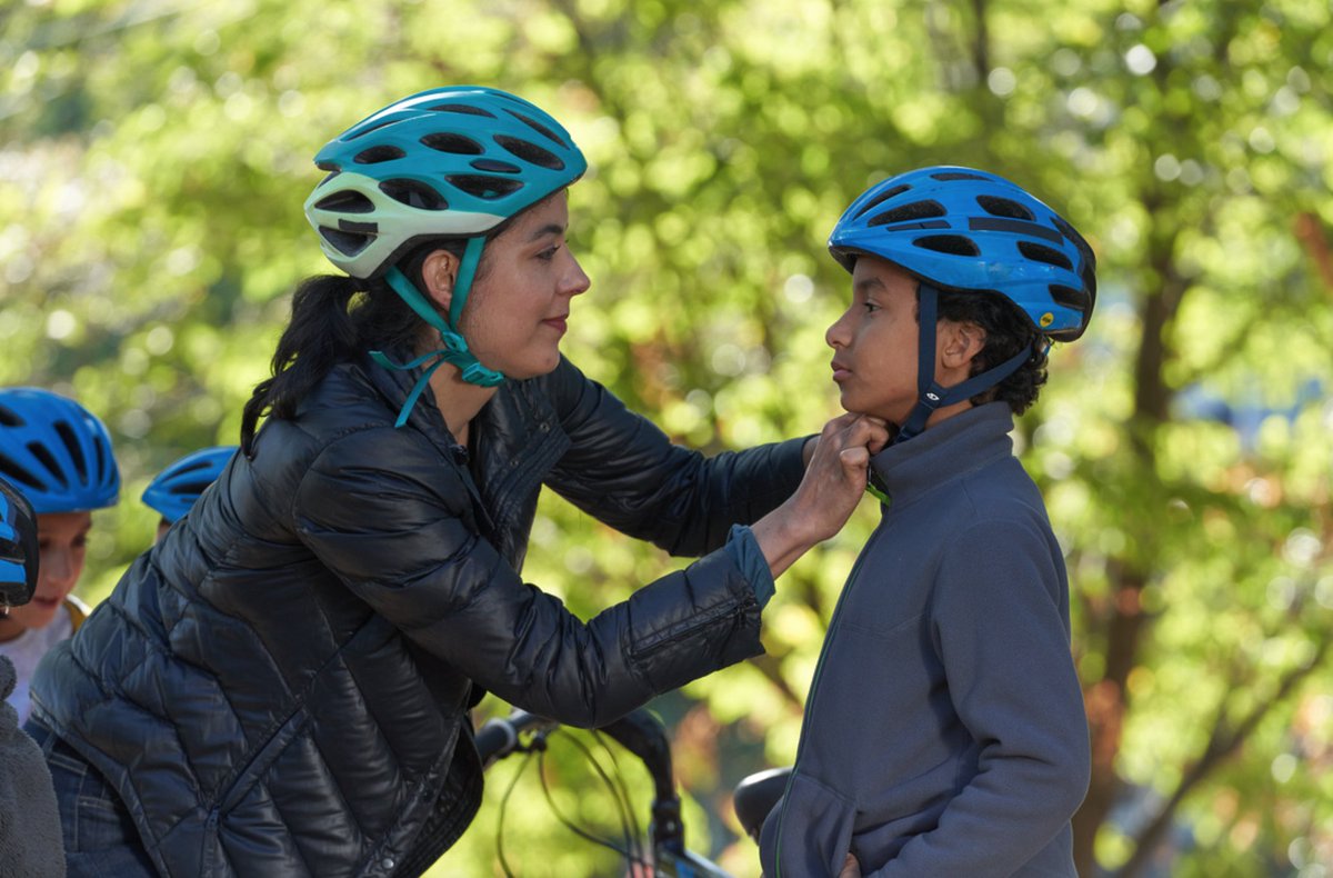 It's #BicycleSafetyMonth 🚲 Just like a seat belt protects you in a vehicle, a helmet protects you while bicycling. Don’t skip that lifesaving piece of equipment – always wear a helmet. Make sure it fits – get info from NHTSA.gov/bicycles.