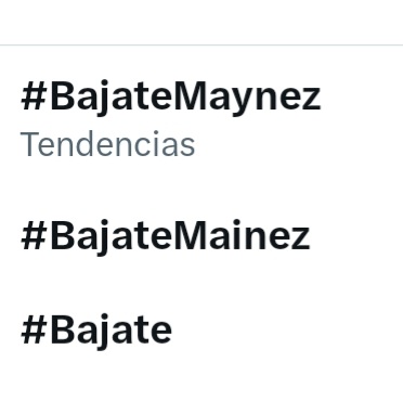 @JackSpartanXX Jack si aparece como tendencia
#BajateMaynez
#BajateMaynez
#BajateMaynez 
#BajateMaynez 
#BajateMaynez
#BajateMaynez
#BajateMaynez
#BajateMaynez
#BajateMaynez
Pero igual ponemos
#ALVmaynez
#ALVmaynez 
#ALVmaynez 
#ALVmaynez 
#ALVmaynez 
#ALVmaynez 
#ALVmaynez 
#ALVmaynez