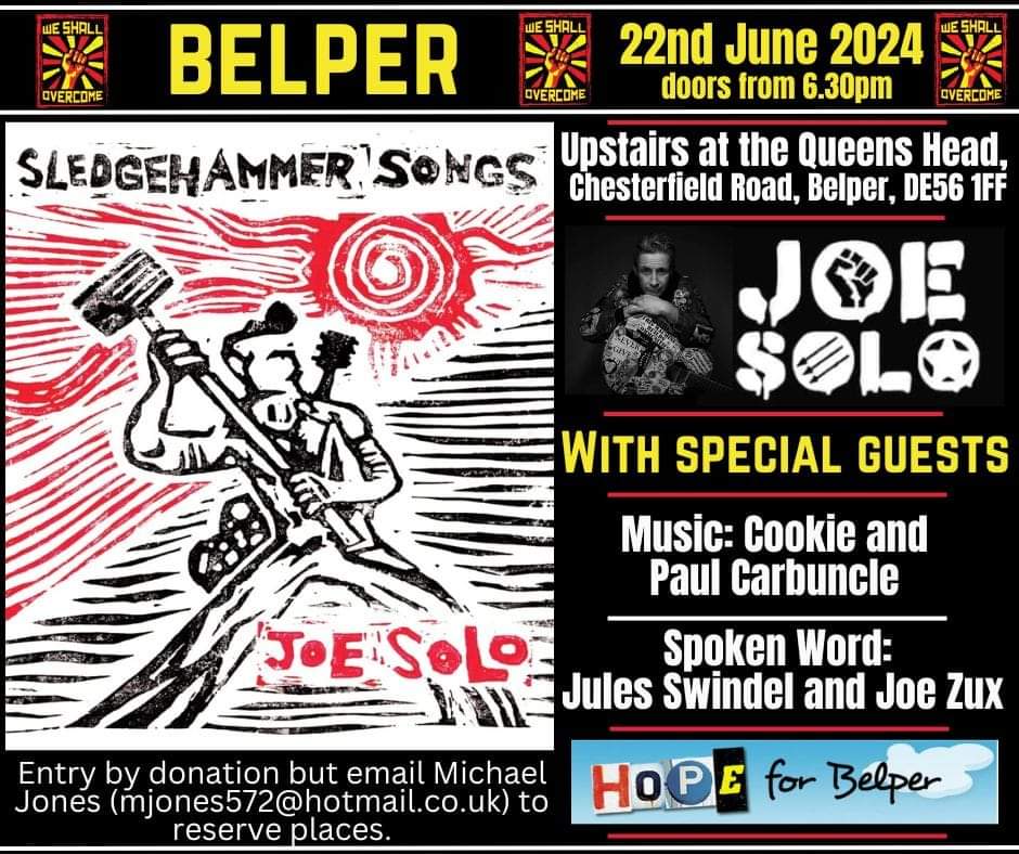 An absolutely superb album! And all this glowing praise in the @louderthanwar review is so, so merited. Go see @joesolomusic live when you can. His next non-festival gigs in the east mids (that I know about) are #Derby (18th May) and #Belper (22nd June). #wso2024 ✊️♥️