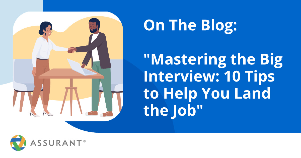 Nervous about an upcoming job interview? With some preparation and following these ten key steps, you'll be able to ace the interview with flying colors and land your dream job. Link: aizgo.co/6015jHRbT
#InterviewSuccess #JobInterviewTips #LifeAtAssurant #TeamAssurant