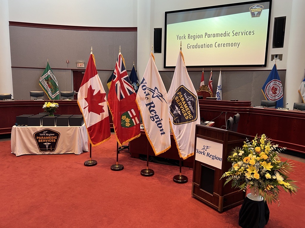 Preparations are in full swing for tonight's #Graduation Ceremony. Stay tuned for more as we celebrate our 2023 #Paramedic new recruits and acknowledge leadership promotions.