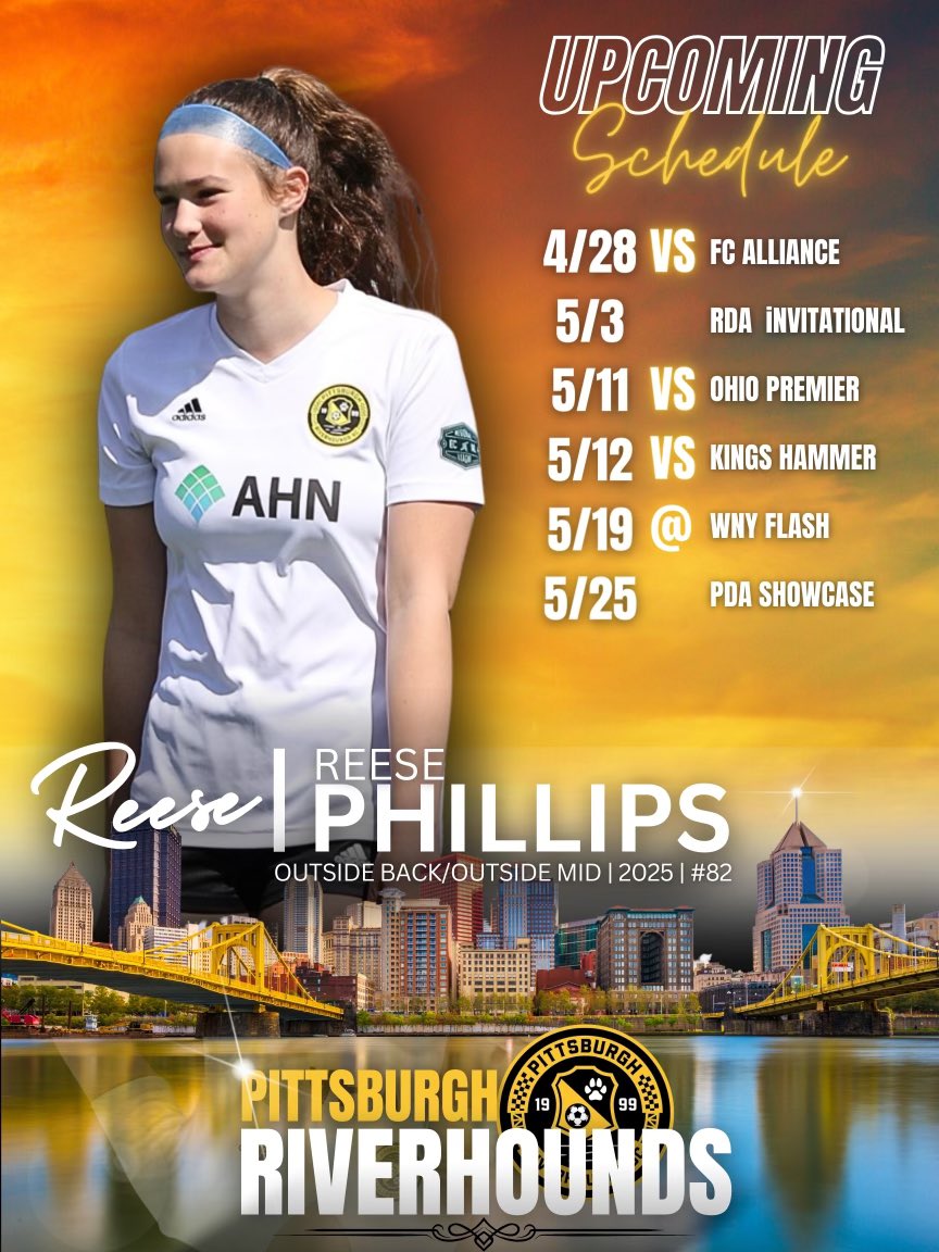 Really enjoyed playing with our <a href="/HoundsAcademy/">The Riverhounds Academy</a> 05/06 team on Sunday!  Now on to the home stretch with my 07 teammates!  <a href="/ECNLgirls/">ECNL Girls</a>  <a href="/ECNLOhioValley/">ECNL Ohio Valley Conference</a> <a href="/ImYouthSoccer/">ECNL/GA/Recruiting/College Soccer</a> @SoccerMomInt <a href="/MProviano/">Mpro</a>
