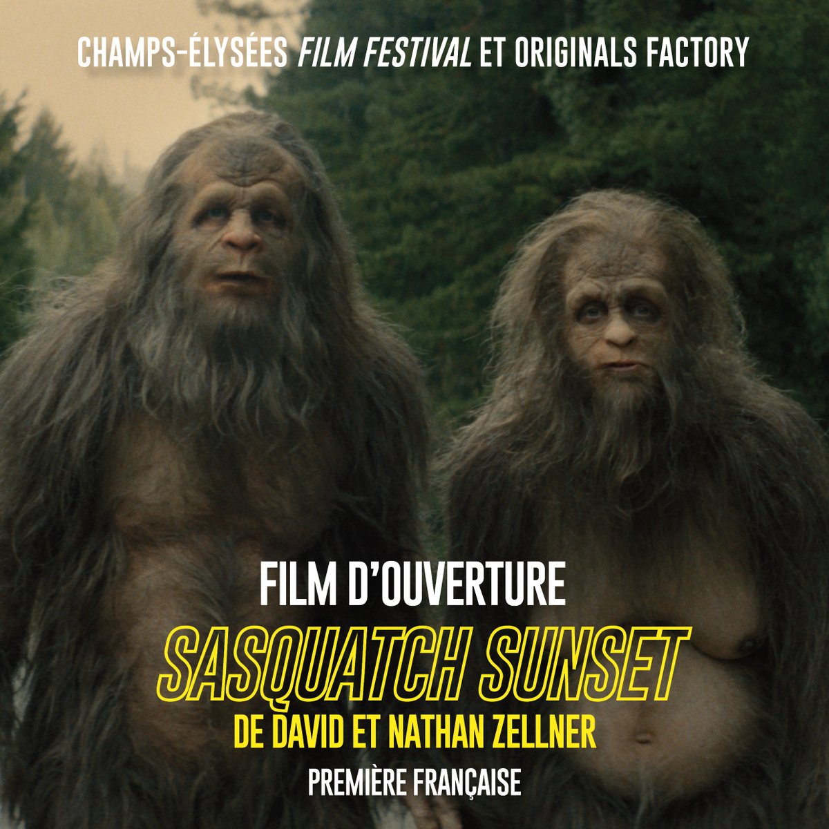 Champs-Elysées Film Festival @CEfilmfestival : Sasquatch Sunset en ouverture de l’édition 2024 Article gratuit : satellifacts.com/fr/tour/news/3…