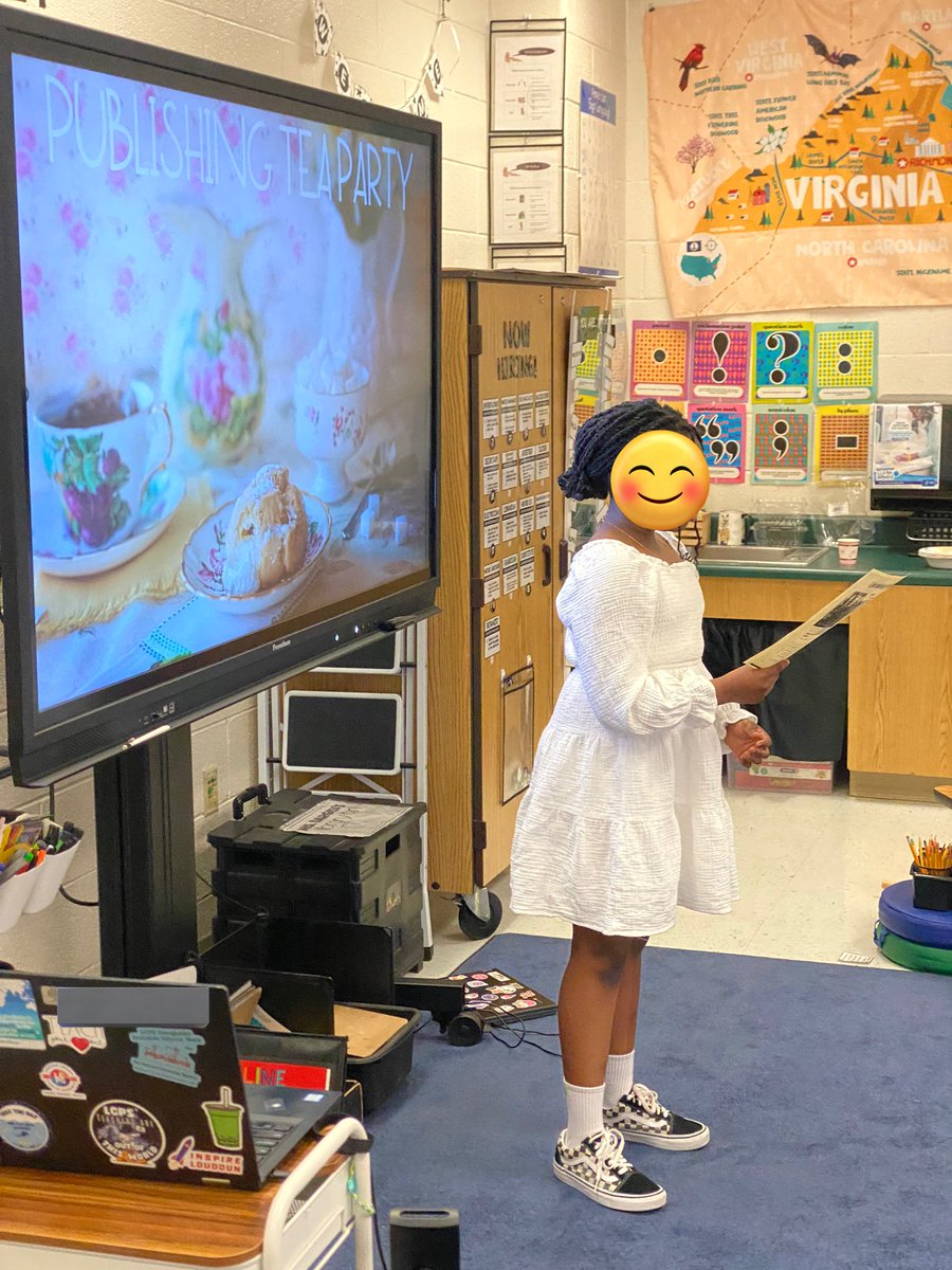 On Friday we celebrated the completion of our American Revolution Newspapers with a publishing tea party! 🫖 Students did a wonderful job of sharing their writing with staff and families! ☕️