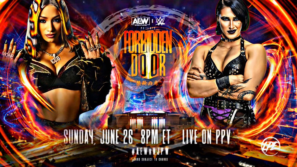 My AEW X WWE FORBIDDEN DOOR MATCHES PART 2 How y’all feel about these?