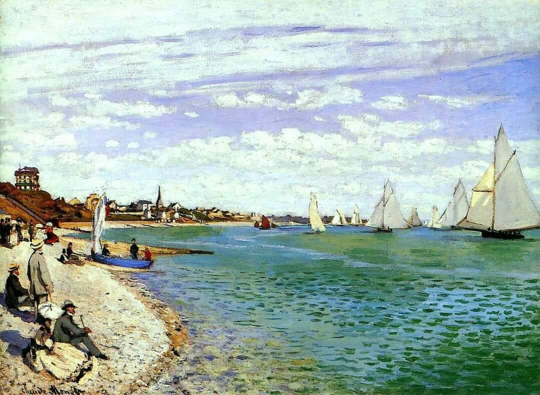 Claude Monet, Regatta at Sainte-Adresse, 1867