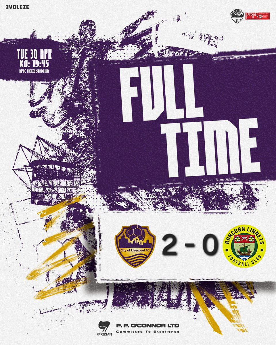 Full Time COLFC 2️⃣ - 0️⃣ Runcorn Linnets ⚽️⚽️ Elliot Morris An Elliot Morris double has put the Purps into the Playoff Final!!! Incredible scenes here!! 💜