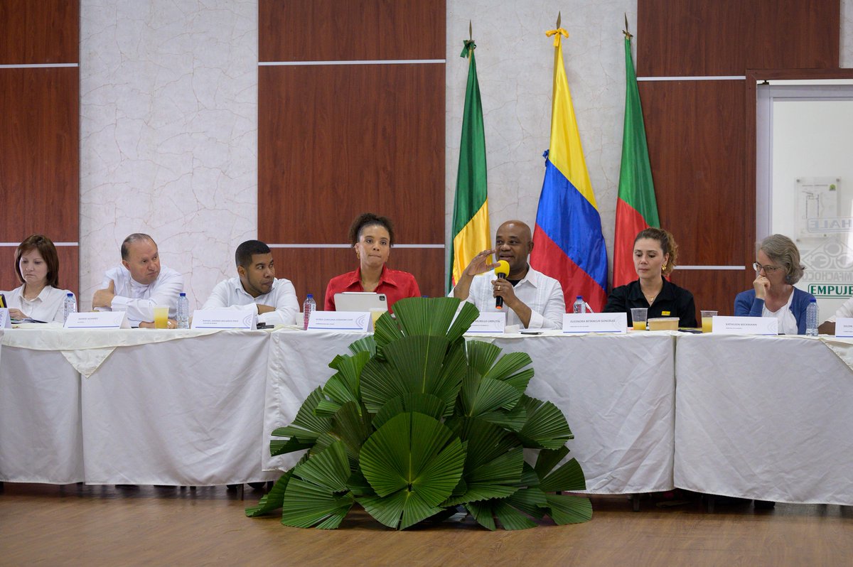 ¡Cancillería, @APCColombia y @DNP_Colombia instauraron la Mesa Pacífico - Capítulo Chocó del Sistema Nacional de Cooperación Internacional!

Durante la instalación el canciller (e) @LuisGMurillo recordó la urgencia y la responsabilidad de trabajar, de manera colectiva, para…