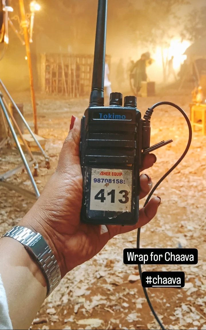 Wrap for CHHAAVA... Day 95 🚩🦁🔥✨🎬

#VickyKaushal #Chhaava