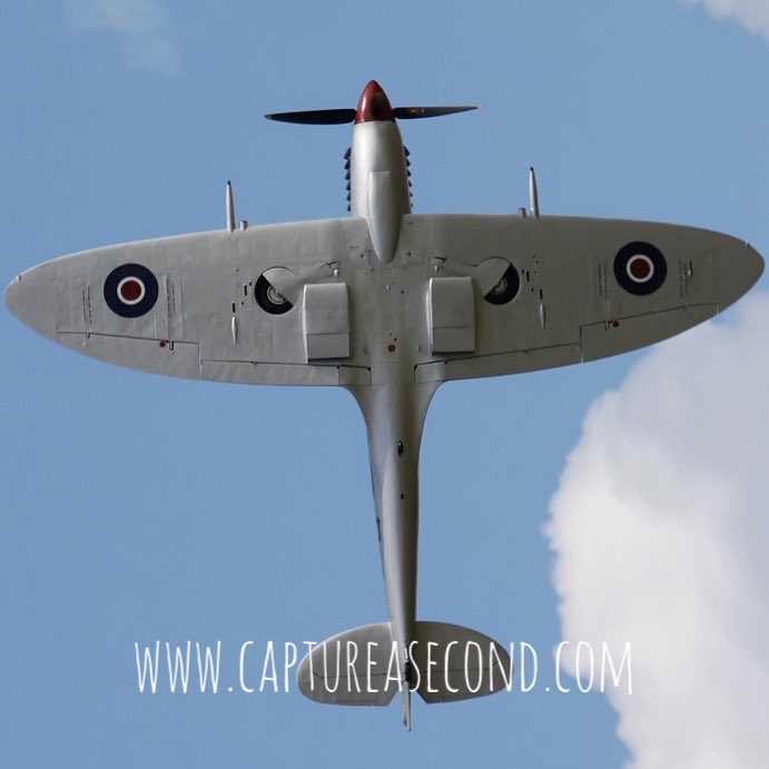 @RAFBBMF Spitfire, topside and underneath… #spitfire #royalairforce #raf #aircraft #aeroplane #noordinaryjob #aviation #avgeek #captureasecond