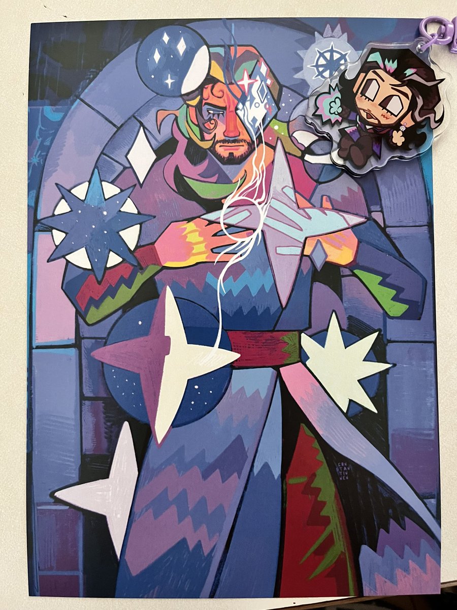 Gale… my pride and joy I love how the print looks painted such a gorgeous style 😭💖 Thank you @constantinnenn !!