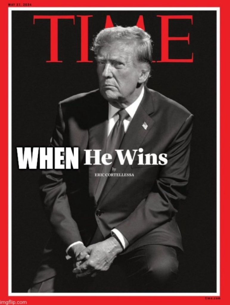 @realDonaldTrump will take care of it, saids it #timemagazing @TimeMagazine