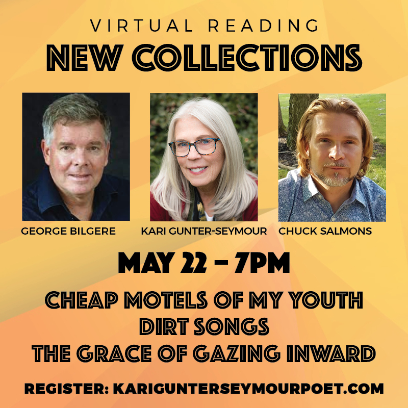 SAVE THE DATE! Bold, risky, plenty of capricious humor, and generous amounts of seriously sumptuous word smithery: a reading by Ohio poets @GeorgeBilgere, @KGunterSeymour and @ChuckSalmons from their newest collections REGISTER HERE: tinyurl.com/4cymrm8v #ohiopoetlaureate