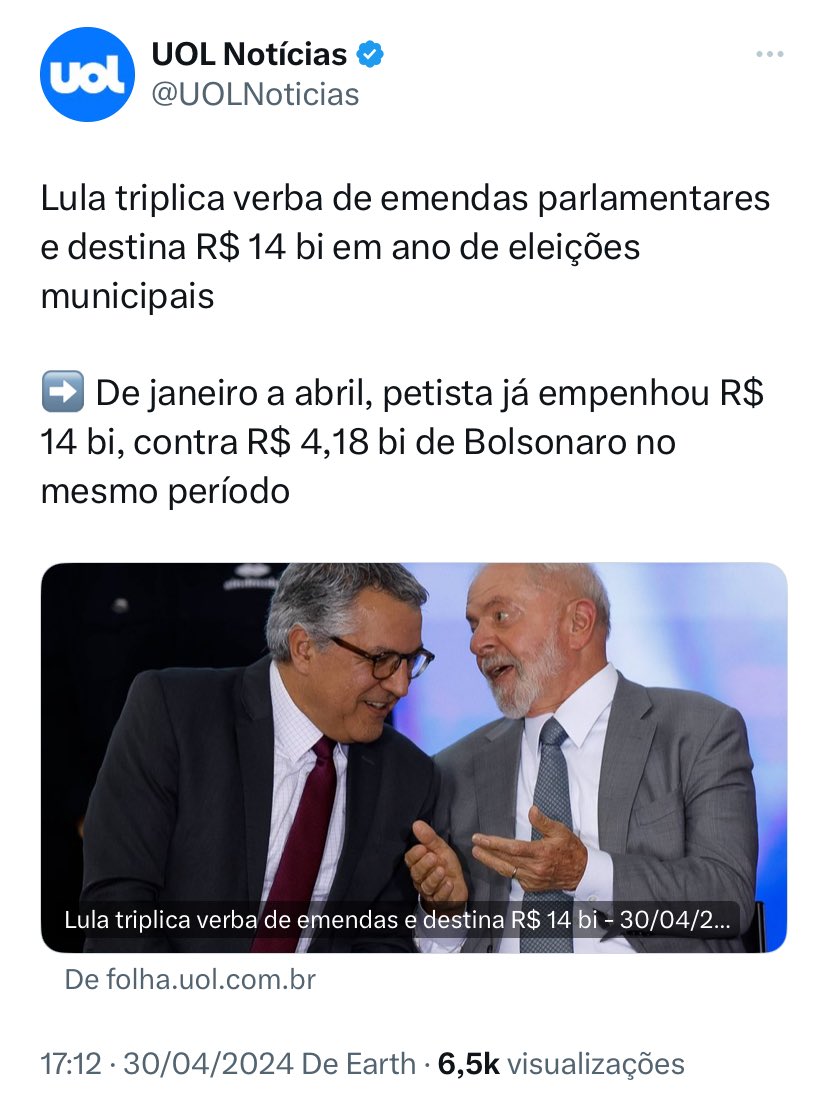O Brasil do Lula voltou💸💸💸