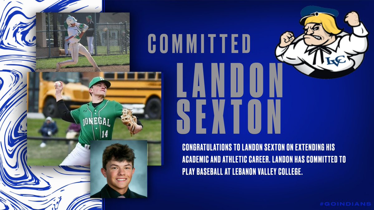 📢SENIOR SPOTLIGHT📢
Congratulations to SR <a href="/LSexton827/">Landon Sexton</a> and his commitment to extending his academic and athletic career at Lebanon Valley College.

We are extremely proud of you and wish you the best!