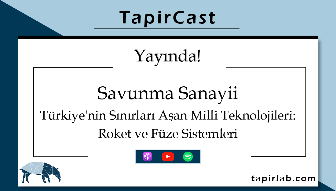 TapirCast'in bu bölümünde, Türkiye'nin Savunma Sanayii'nde önemli bir konu olan roket ve füze sistemlerini ele alıyoruz. Keyifli dinlemeler! youtu.be/N8ZZHU2KbVo #savunmasanayii #savunmasanayii #defenceindustry #defence #savunma #yerli #milli #füze #savunmafuze #aviation #jet