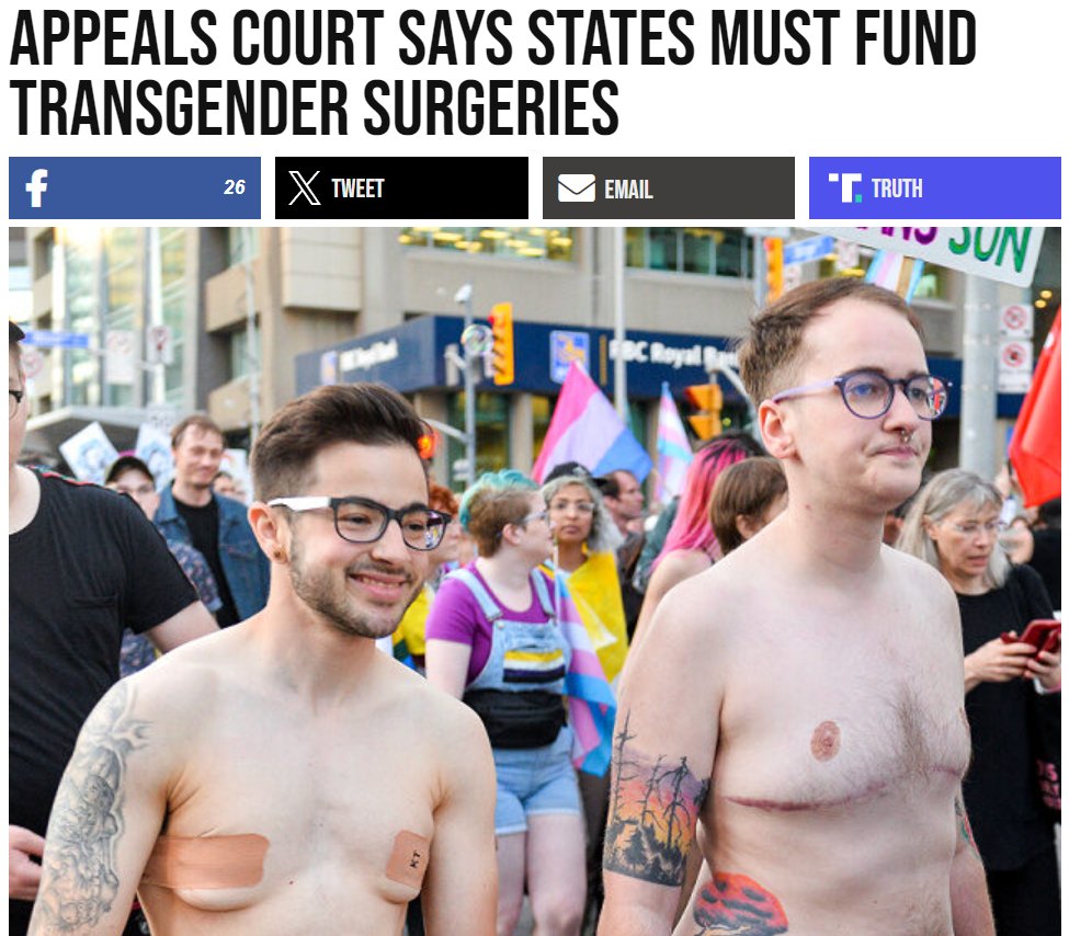 Eight Democrat-nominated judges shoved transgender surgery closer to becoming a constitutional right via their decision Monday in a federal appeals court — Breitbart