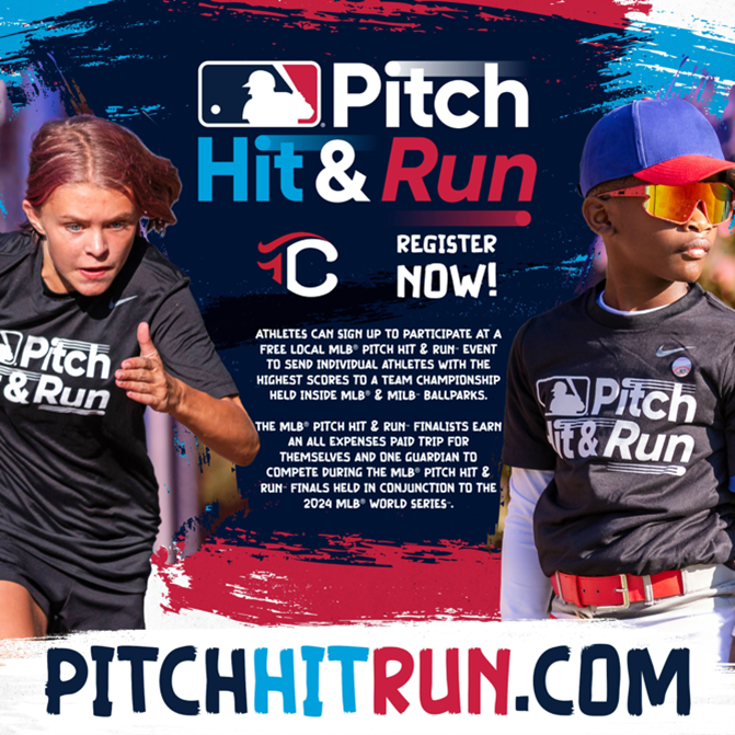 📢 Parents, don’t let your athletes miss the opportunity to step into the batter's box and showcase their skills. Have your athlete compete at your local MLB Pitch Hit Run today! @PitchHitRun    Sign up your athlete to the nearest MLB event! 📢 mlb.com/pitch-hit-and-…