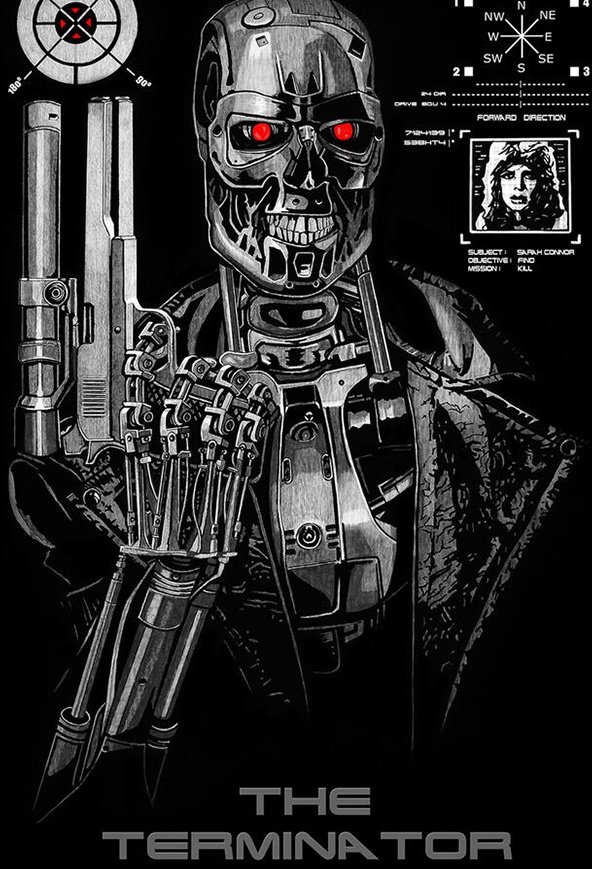 The Terminator by Carles Ganya