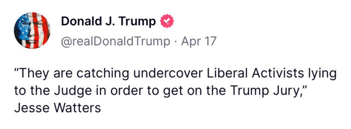 Trying to protect liberal activists who could have been lying to get on the jury..