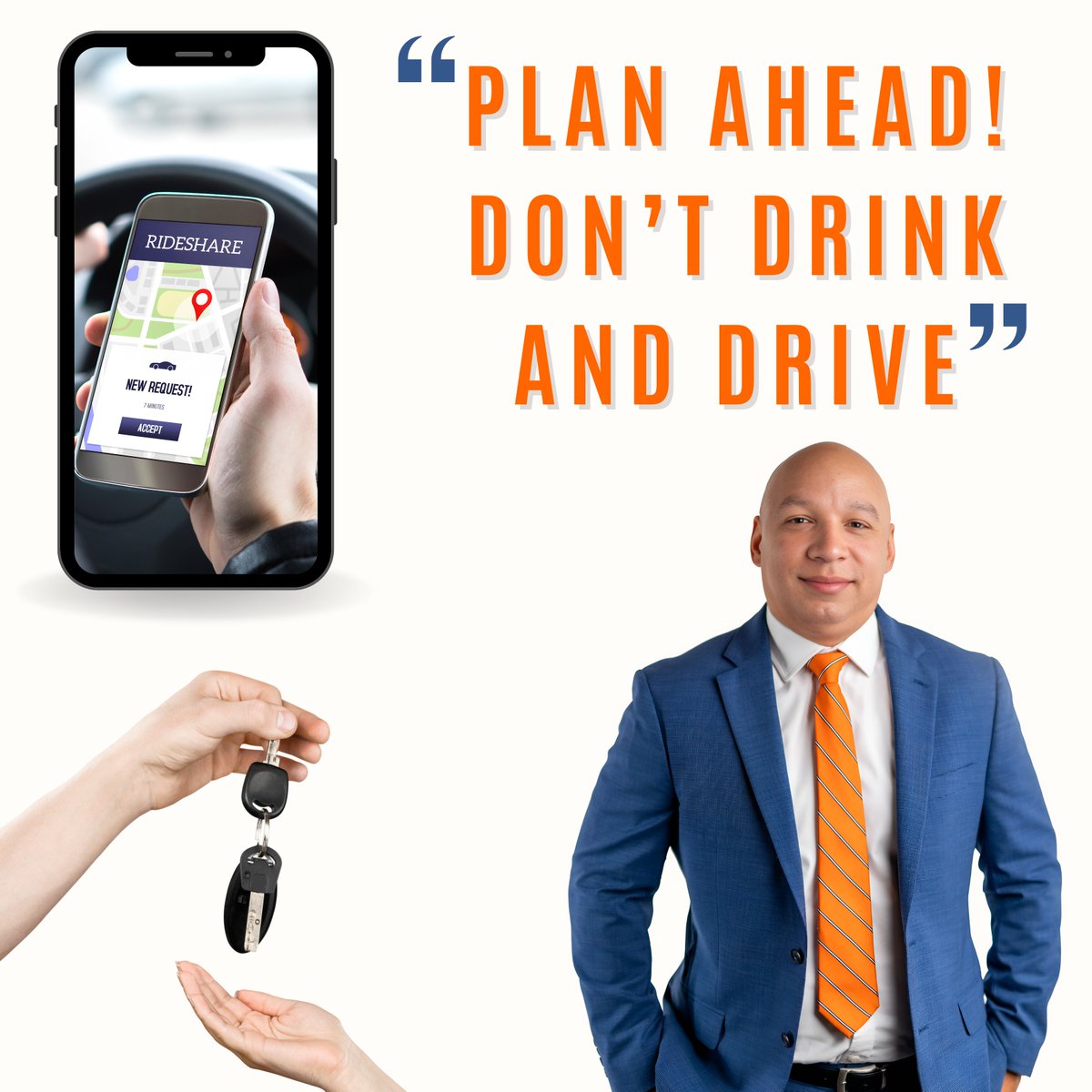 Raise your glasses responsibly this Cinco de Mayo! 🍹 Whether it’s ordering an Uber or having a designated driver, let’s celebrate safely and ensure everyone gets home safely. 
…
#lawyerthelawyer #cincodemayo #drunkdrivers #soberdriver #designateddriver