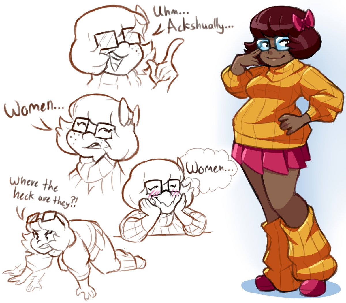 Reposting this Velma redesign for no reason in particular, just felt like it