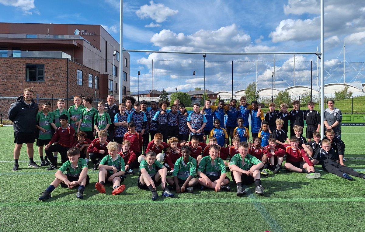 We had another great @RFLCommunity #inspiredby9s festival today, this time the Y7 Boys. Lots of smiles and some 🌞 a big thank you to the schools that attended @MeadowheadPe @ParkwoodAcademy @BradfieldPEDept @PeNewfield @ASCHSSheffield and @UTCSheffOLP again for hosting 👍🦅