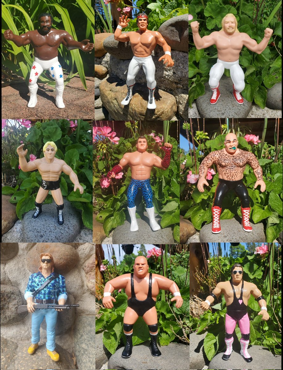 April 2024 painted figures- LJN Repaint #148 - #156
Roddy Piper/John Nada & WM4 Bret Hart 3D printed figures were my 2 favorites