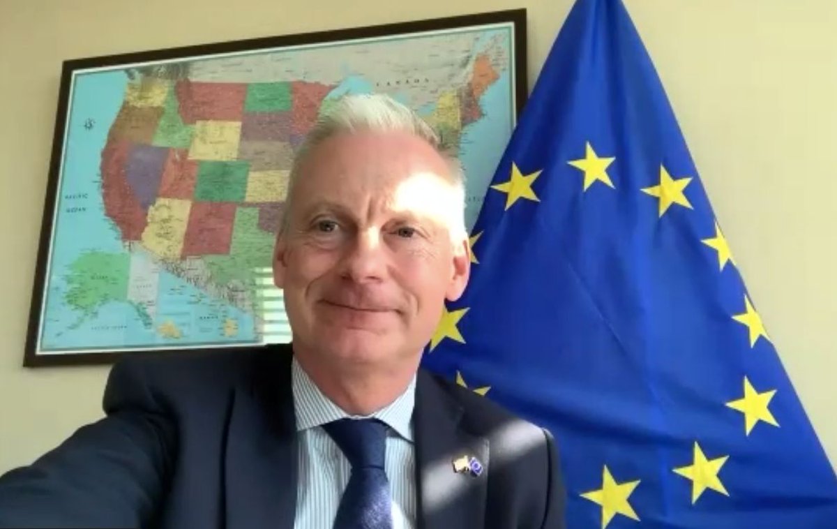 #ICYMI: @MichaelCurtisEU delivered the 2024 #JeanMonnet Lecture at @ceuttss, highlighting the strong people-to-people connections between the EU and United States, plus the EU's leading role on the global stage. Watch it here: bit.ly/3Whh48z