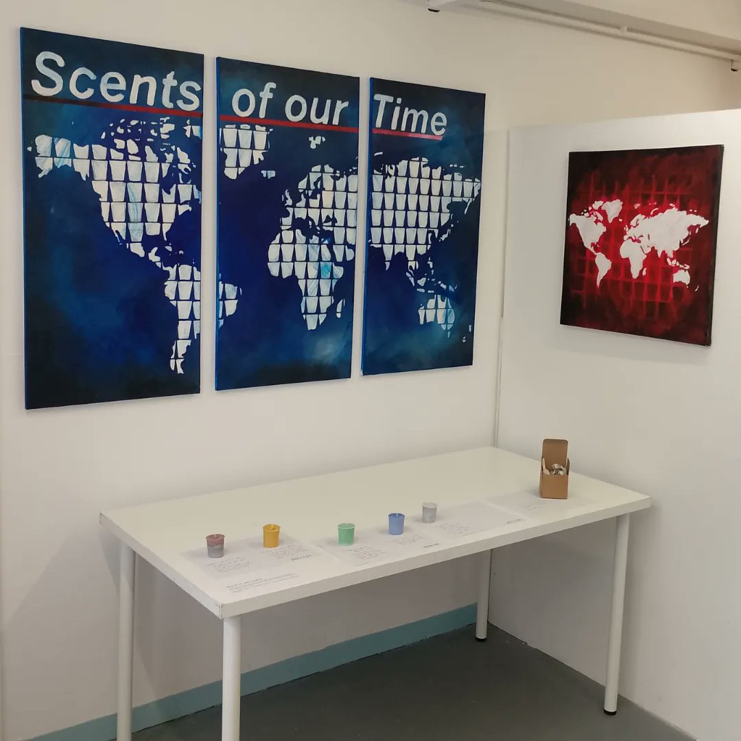 'Scents of Our Time' is in full swing at @Fronteer_Art! 

During @openupsheffield I will be making a series of scented candles in situ in response to news events. Come and talk to me about candles, the news and the candles behind the news.