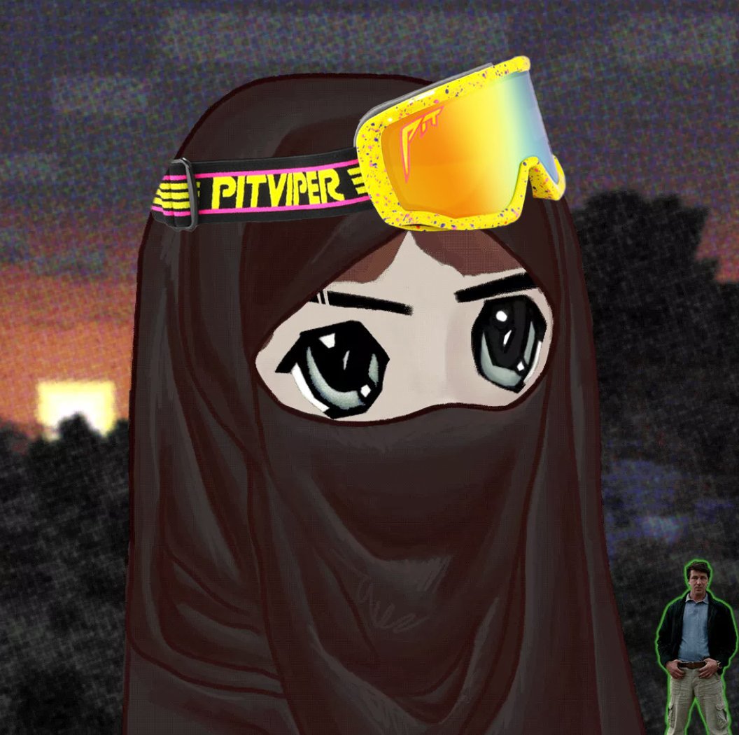 Niqab wif goggles go dummy s/o my boy @smokey0xfor the edit 😈 $MOG 📷😹