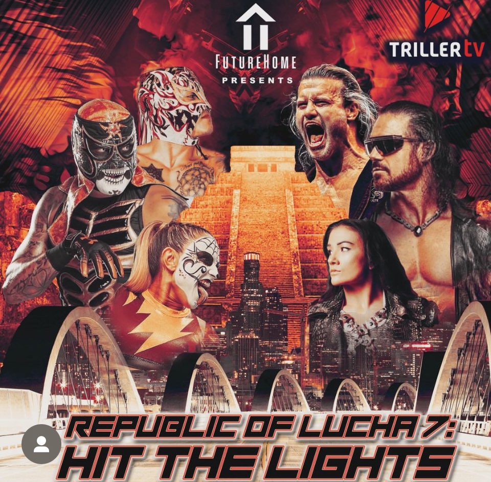 Here we gooooo!!! See you all at the Temple! #HitTheLights #ROL #LosAngeles #luchaunderground