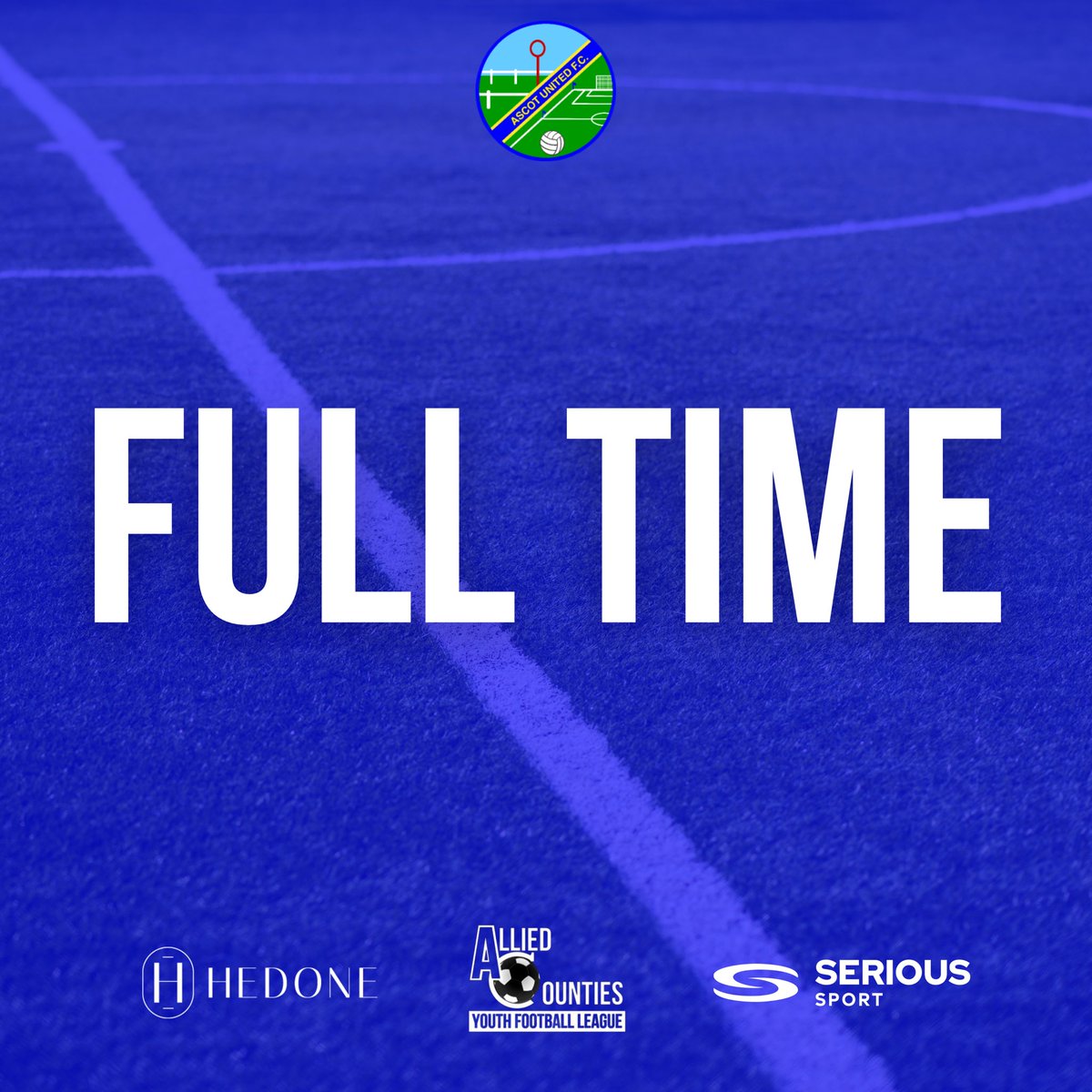 @Thatcham_TownFC Full Time! 

Thatcham hold on for the 3 points.

@AscotUnitedFC U18s 1-2 @Thatcham_TownFC U18s 

#WeAreAscot #UpTheYellas 💛💙