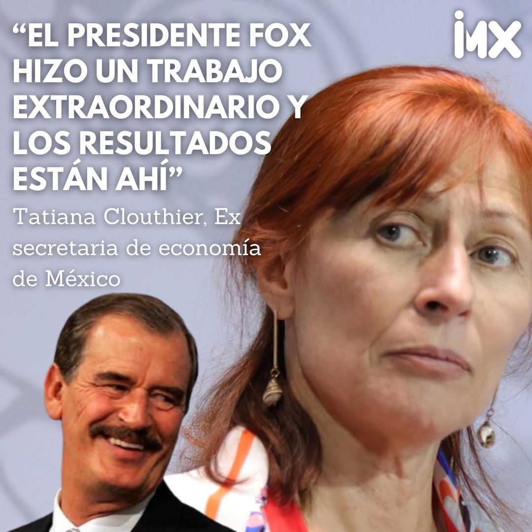 📌|| #AsiLoDijo ||
La ex secretaria de economía, @tatclouthier, habló de la excelente administración de... ¿Vicente Fox? 😳 Durante un programa de televisión 📺👇🏻
